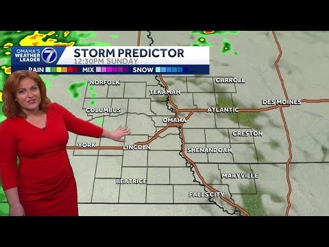 Showers and storms possible Saturday for Omaha area