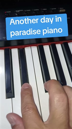 Another day in paradise piano intro #videoviral #aulamusical #piano #pianotutorial #musica