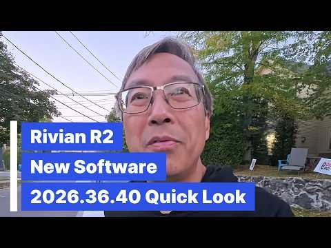 Rivian R2 2026.36.40 New Software for October with Rivian Voice Assistant and Pet Mode