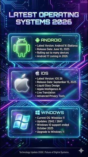 Android 16 vs iOS 26 vs Windows 11 🔥