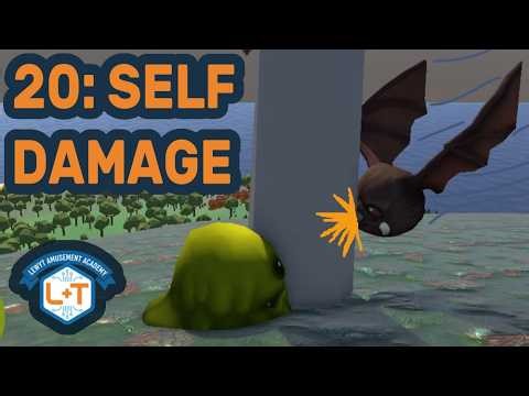 Unity Enemy: Self-Damage Hitting Obstacles - LewyT Amusement Academy 20