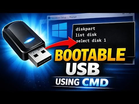 “Make a Bootable Windows Flash Drive Using CMD / Bootable flash through Cmd