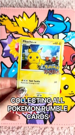 collecting all pokémon rumble cards part 2 ‼️🔊✨