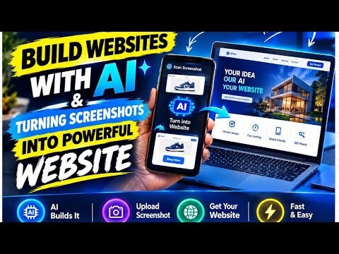 Build websites using Prompt and Turn Screenshots into website pages