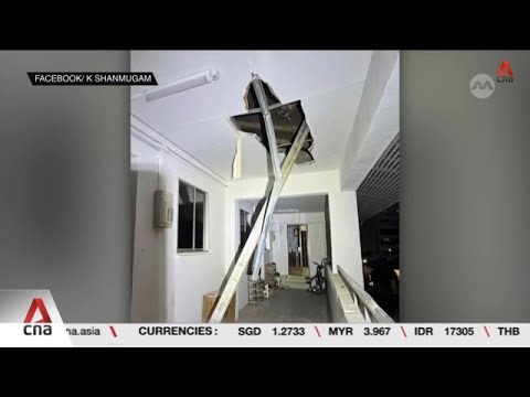 Construction work at Chong Pang site halted after metal bar crashes into HDB block