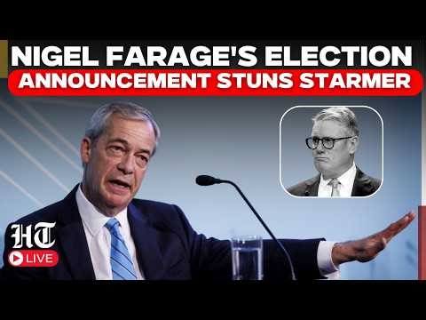 Nigel Farage Live | Reform UK Leader Makes Huge Election Announcement Stuns Starmer | London