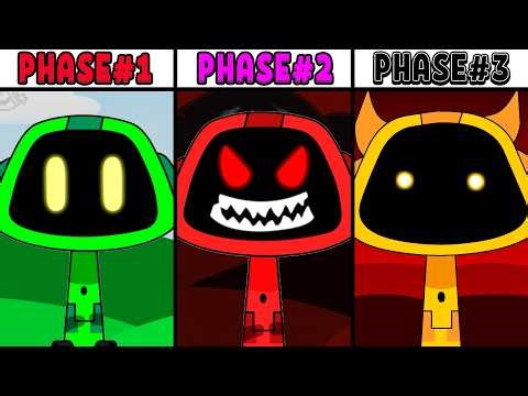 All Phases in New Incredibox Sprunki Oc of Boogie Bot: From Phase 1 to Phase 3