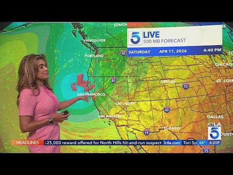 KTLA 5 News 6 p.m. Weather Forecast - April 8, 2026