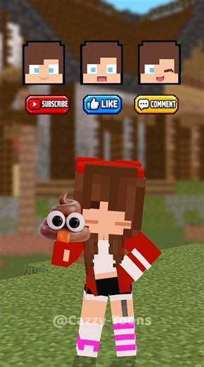 Which Emotion Is It? 🥰😂 - MAIZEN Minecraft Animation