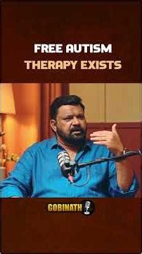 Government Support for Autism: Why It’s Still Not Reaching Everyone |Dr. Rema Chandramohan|Gobinath