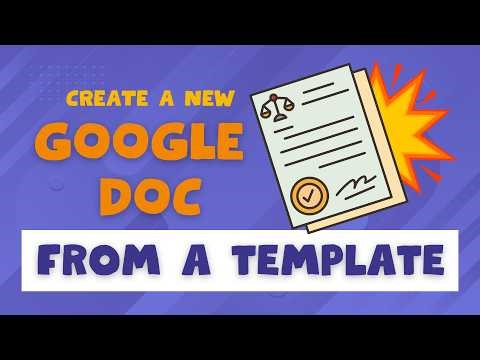 How to Use Google Docs Templates