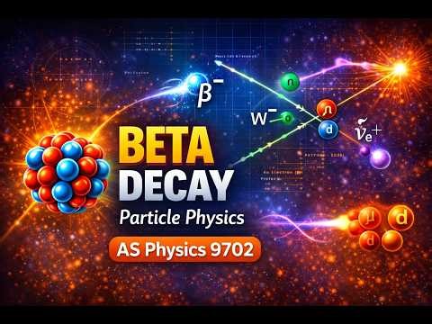 Particle Physics & Beta Decay | Quarks, Leptons, Hadrons | AS Level Physics 9702