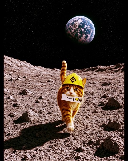 Binance Cat is ready for the moon. https://t.co/LJzXgX1niJ