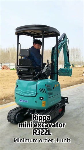 Do you want a Chinese mini excavator? #rippa #excavator #miniexcavator