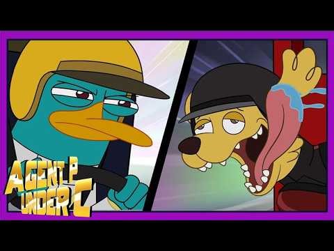 Perry Races Against a Jewelry-Robbing dog! 💎🐶 | Agent P Under C | @disneychannelanimation