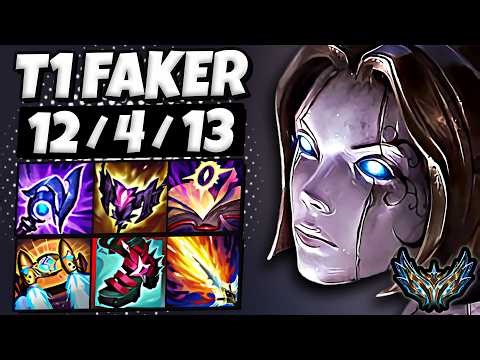 T1 Faker Orianna vs Azir [ MID ] Korea Challenger 1904 LP | Patch 26.8