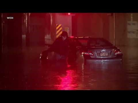 State of emergency in Wisconsin: Several water rescues after flash floods in Milwaukee