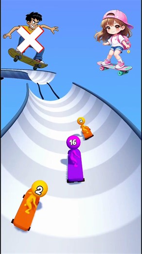 Epic Skate Master Run 💥 Avoid Obstacles & Do Crazy Tricks! #skatemastet #viral #gamer #funny