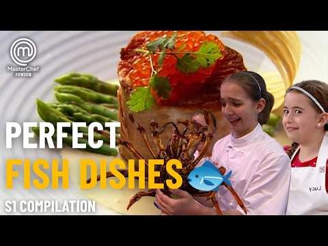 Junior MasterChef’s BEST Fish & Seafood Dishes! 🐟🦪 | Junior MasterChef AU | Compilation