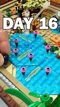 Building a Mini Working LEGO ZOO Day 16 #lego #zoo #engineering