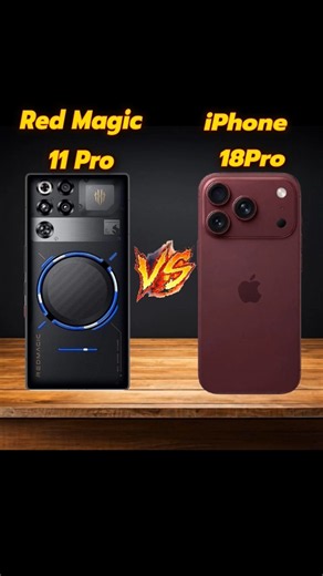 Red Magic 11 Pro vs iphone 18 pro🔥☠️