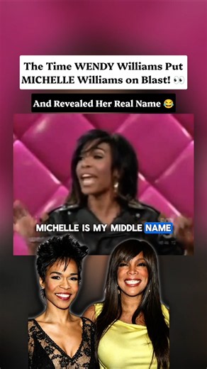 The Time WENDY Williams Put MICHELLE Williams on Blast! And Revealed Her Real Name 😂 #viral