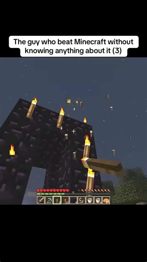 #The guy who beat Minecraft without knowing anything about it (3) | minecraft