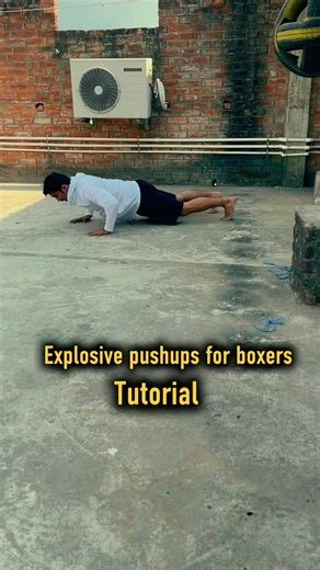 Explosive Push-Ups for Boxers 🥊 Build Knockout Power Fast! #ExplosivePushups #BoxingWorkout