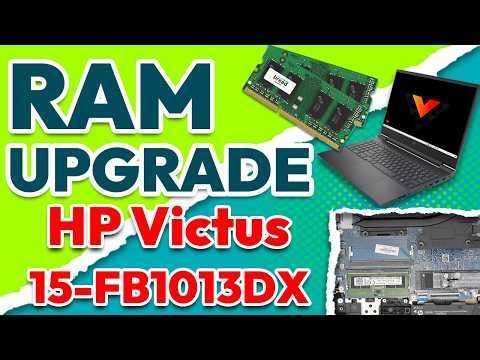How to Upgrade RAM on HP Gaming Victus Laptop 15 fb1013dx | Step-by-Step