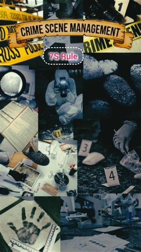 Every crime scene tells a story.Follow these 7 essential rules to preserve evidence and solve cases
