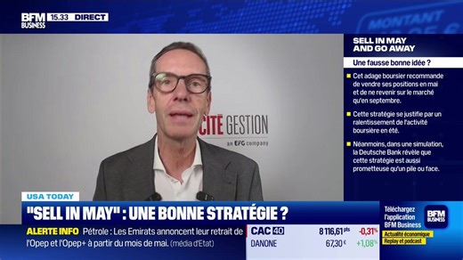 USA Today : "Sell in May and go Away ? Que nous disent les statistiques historiques ?", par John Plassard - 28/04