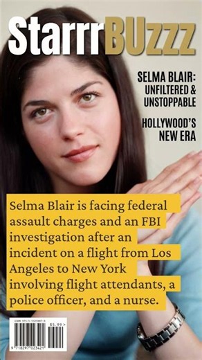 🚨 Selma Blair Faces Assault Charges After Flight Incident #selmablair #celebritynews #hollywoodnews