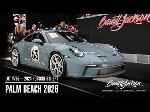 SOLD! 2024 Porsche 911 S/T - BARRETT-JACKSON 2026 PALM BEACH AUCTION