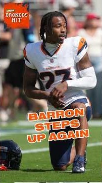 Broncos' Jahdae Barron Stacking Games Together