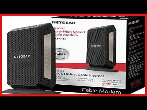 NETGEAR CM1000 Ultra-High Speed Cable Modem Review: Boost Your Internet to Gigabit Speeds
