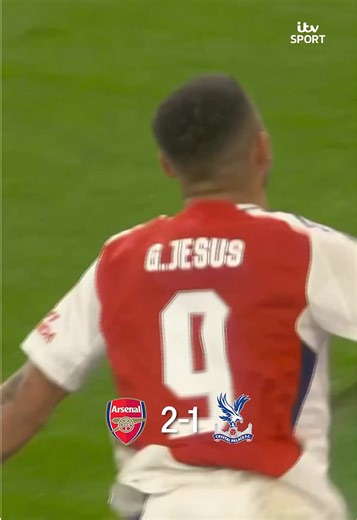 A Gabriel Jesus HAT TRICK 🔥 That first one is delicious | arsenal vs crystal palace