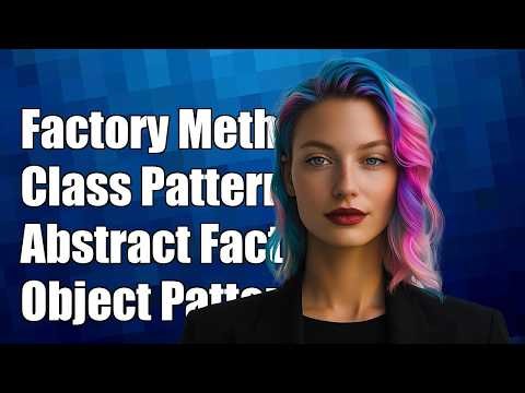 Why is factory method a class pattern, while an abstract factory an object pattern?