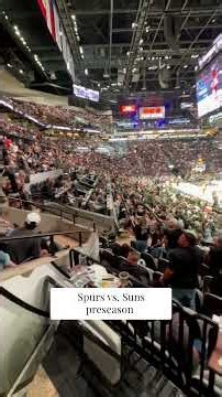 Crowds gather at Frost Bank Center for Spurs vs. Suns preseason game
