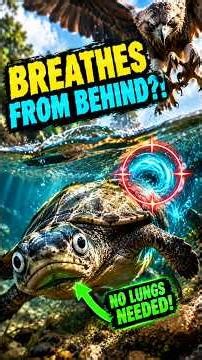 This Turtle Breathes From Its Butt And Stays Underwater For 3 Months! 🐢😱