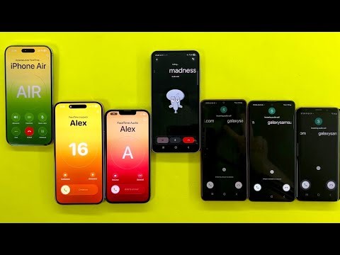 Social Media Incoming Group Calls Google Meet & FaceTime | Samsung Galaxy A55,A51,A31,S9 Vs iPhone