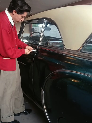 pov the chevy is being stubborn over not getting new parts #1950s #1950sfashion #fypシ #1950chevy #relateable