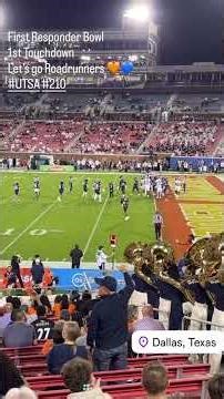 UTSA's first touchdown at the 2025 First Responder Bowl against FIU