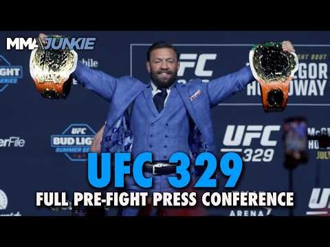 UFC 329 full pre-fight press conference: Conor McGregor vows to retire Max Holloway