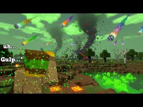 Minecraft But DISASTERS Happen every 10 Seconds...