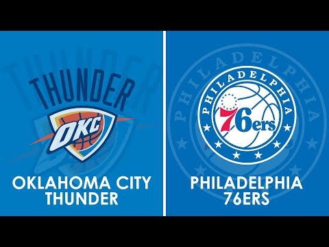 Oklahoma City Thunder vs Philadelphia 76ers NBA Live Scoreboard