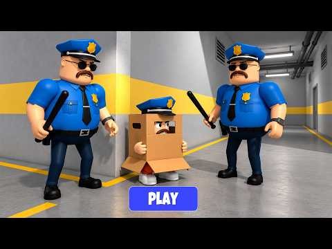 BARRY'S PRISON RUN! (OBBY) BOX Hide and Seek Challenge vs 2 POLICE OFFICERS 📦🚔 Full Gameplay Roblox