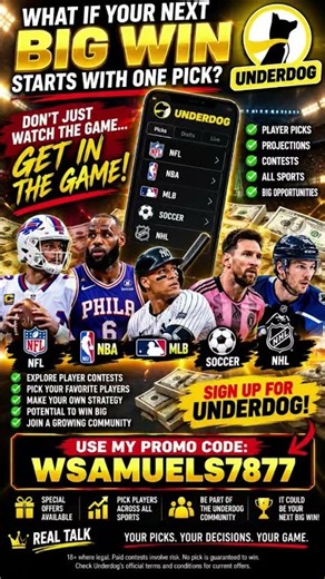 Sign up for Underdog!!! #fyp
