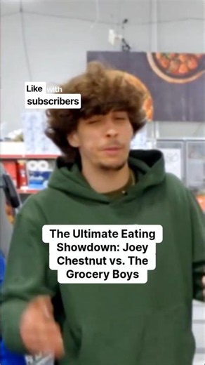Joey Chestnut vs 5 People: Ultimate Eating Showdown! 🤯🫘 #shorts
