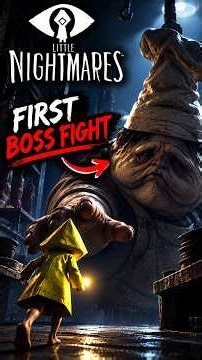 Little Nightmares 1 – FIRST BOSS FIGHT 😱 | Horror Gameplay #shorts #gaming #games #littlenighmares