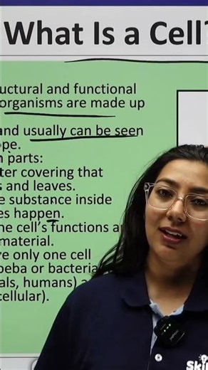 Cell Explained 🤯 | Cell Parts & Functions in 60 Sec | #cellstructure #biologybasics #cbsestudents